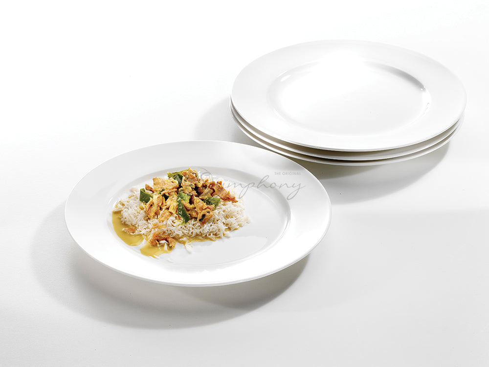 Symphony round plate set of 4 Ø:28cm